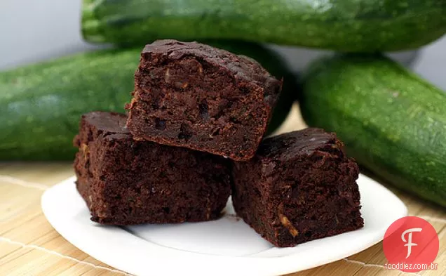 Brownies Dobro Da Abobrinha Do Chocolate