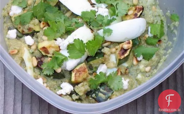Saudável e delicioso: Quinoa e abobrinha grelhada