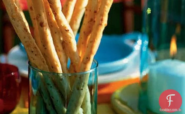 Peppercorn picante e Pecorino Breadsticks