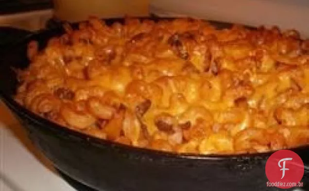 Johnny Marzzetti com carne de veado moída