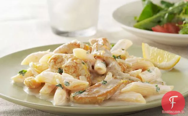 Massa Cremosa De Frango Com Limão