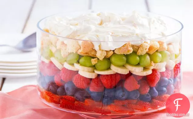 Sobremesa De Frutas Em Camadas
