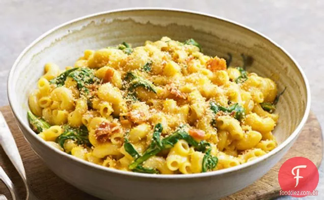 KRAFT espinafre Mac & queijo com Bacon