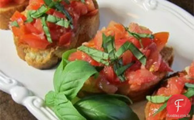 Bruschetta com chalotas