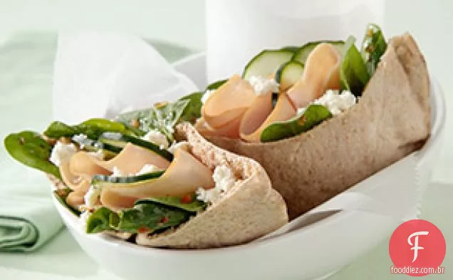 Zesty Turquia Pita Bolso