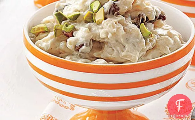 Pudim De Arroz Baunilha-Chai