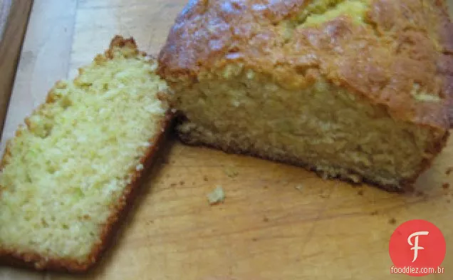 Pão De Abobrinha De Semente De Papoula De Limão
