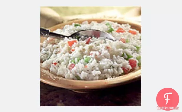 Salada De Arroz Com Manjericão E Tomate De 10 Minutos