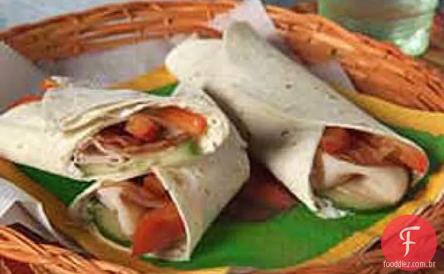 Turquia Fajita Wraps