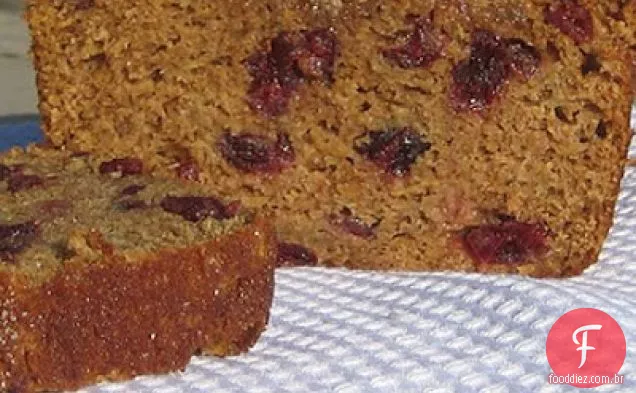 Pão De Abobrinha Com Cranberries Secas