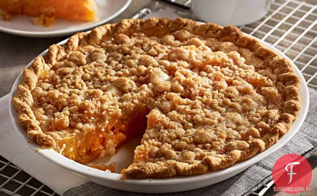 Torta De Crumble De Damasco