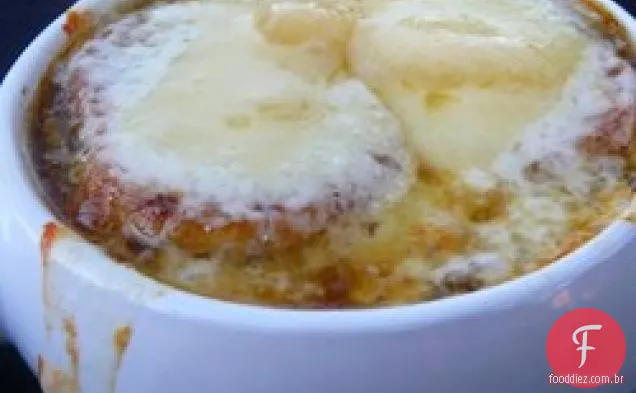 Sopa De Cebola Francesa Estilo Restaurante