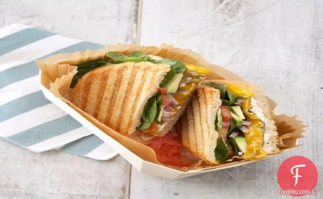 California Sourdough Veggie Panini