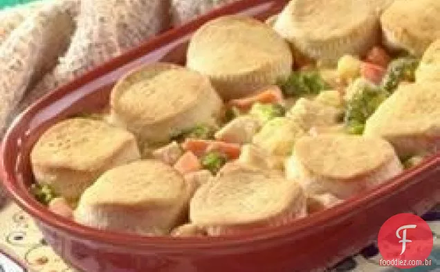 Frango e biscoitos Homestyle