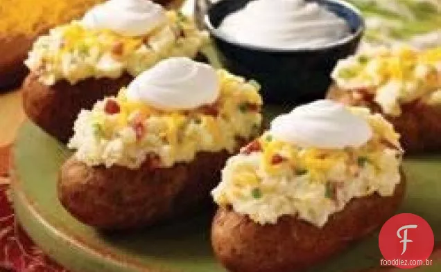 Batatas assadas duas vezes pela marca Daisy