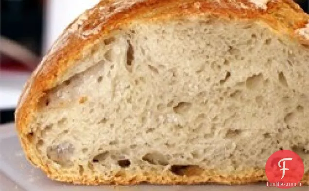 Pão Artesanal Sem Amassar