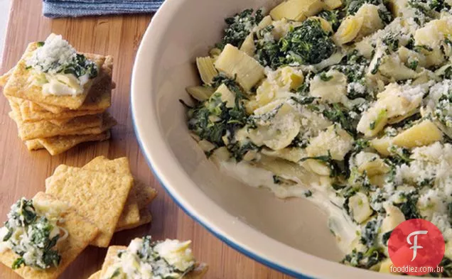 Philly espinafre alcachofra Dip