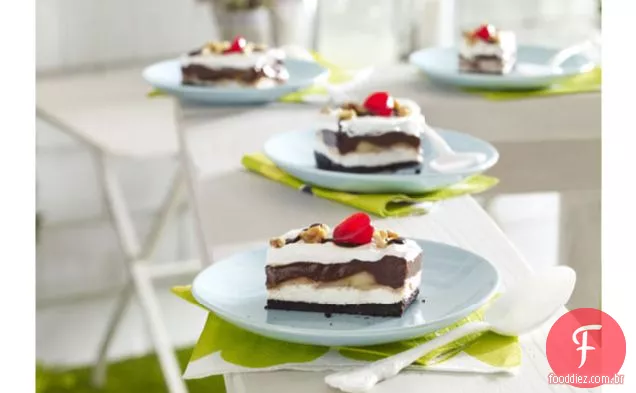 Chocolate-Banana Split Sobremesa