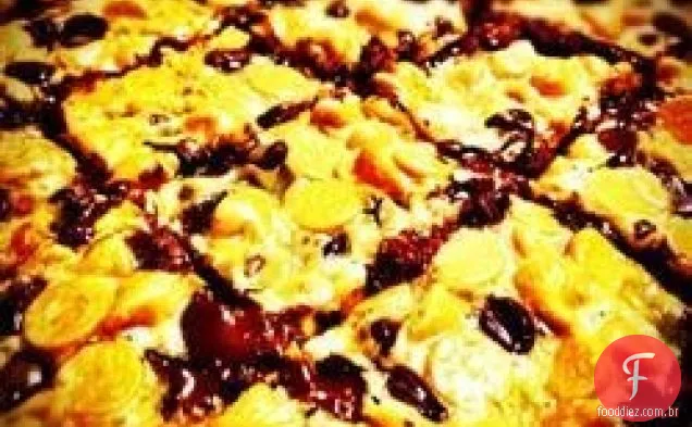 Manteiga De Amendoim / Barras De Biscoito De Chocolate