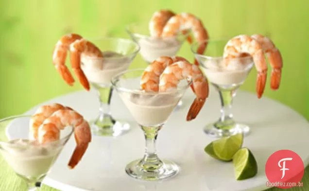 Camarão com molho Chipotle-Lime