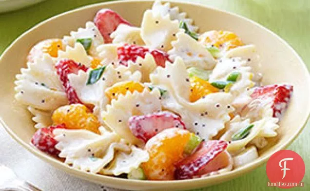 Salada De Macarrão Morango-Laranja