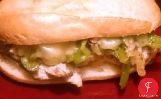 Sanduíche de bife e queijo da Filadélfia de Jeremy