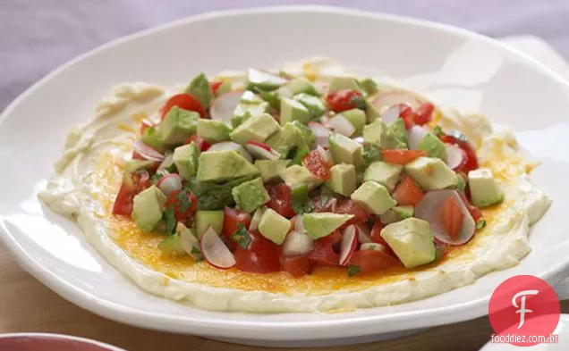 Pico de Gallo Dip em camadas