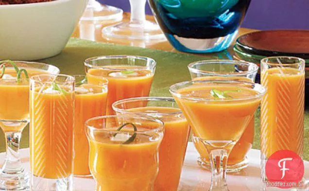 Butternut Temperada-Sopa De Abóbora