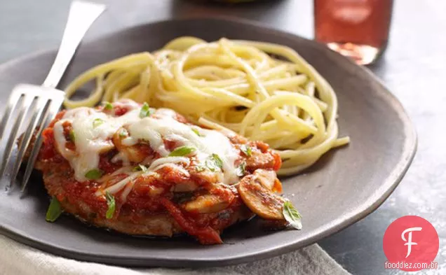 Costeletas De Porco Parmigiana