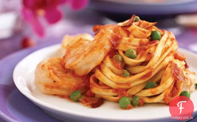 Camarão Rápido & Linguini