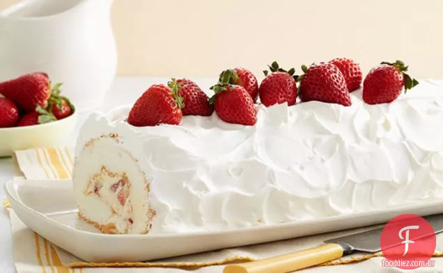 Heavenly Strawberry Jelly Roll