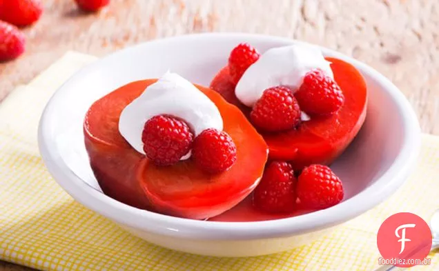 Blushing Peach Melba Sobremesa