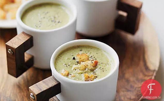 Sopa Cremosa De Brócolis Torrado
