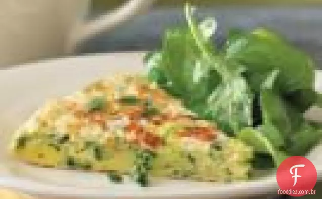 Frittata Com Abobrinha E Queijo De Cabra