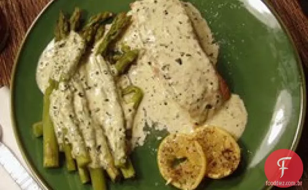 Salmão em molho de Seda cremoso