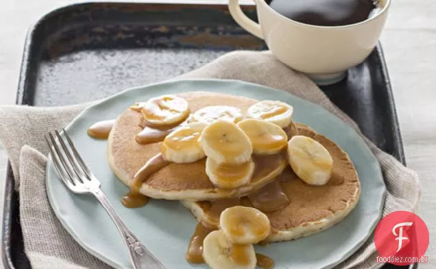 Panquecas De Caramelo E Banana