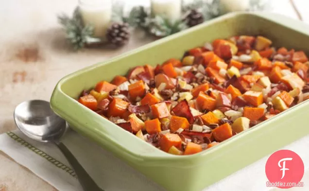 Maçã-Bacon Batata Doce