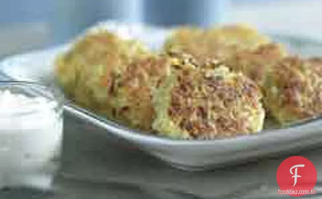 Latkes de batata com maçã framboesa-canela