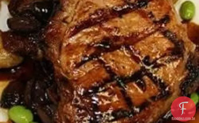 Costeletas De Lombo De Porco Grelhadas