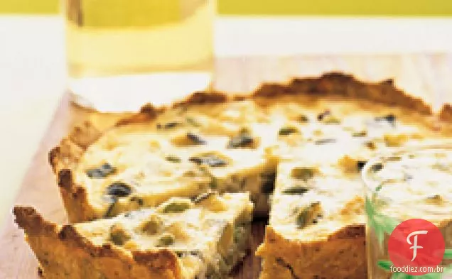 Quiche De Abobrinha E Edamame