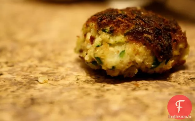 Croquetes de abobrinha-tofu