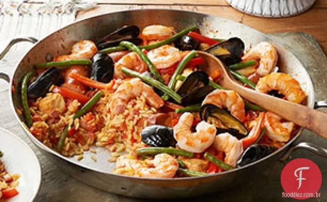 Frigideira Festiva Frutos Do Mar Paella
