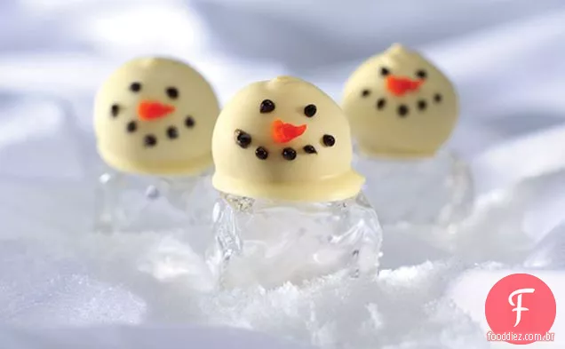 Oreo Snowman Bolinho bolas