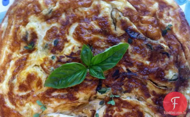 Frittata De Abobrinha De Queijo