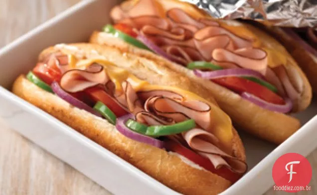 Quente Sub Sanduíches