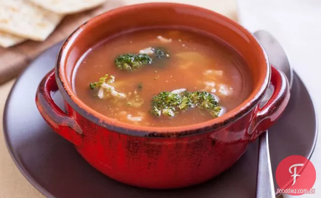 Sopa De Tomate E Brócolis