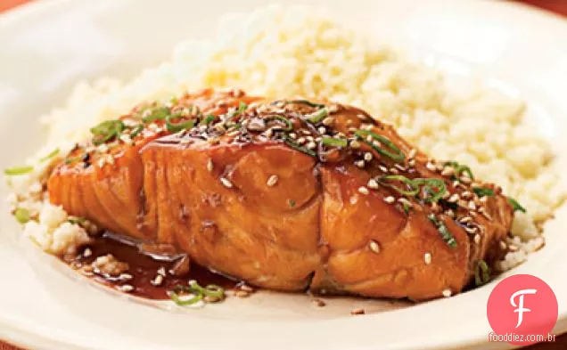 Salmão Com Vidro Bourbon