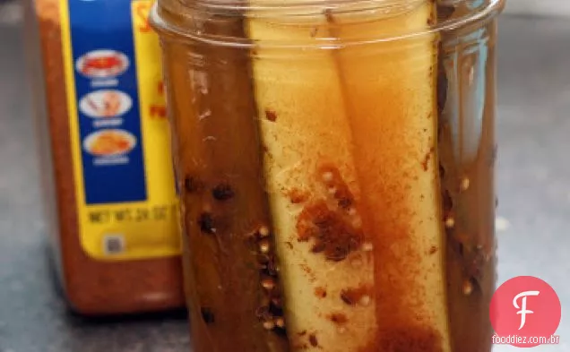 Old Bay Zucchini Pickles