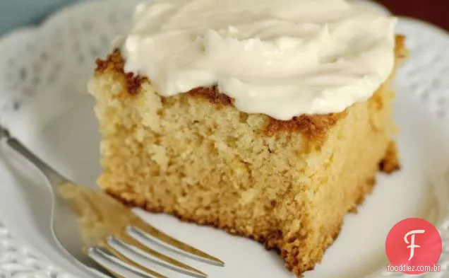 Barras De Abobrinha Com Cobertura De Cream Cheese