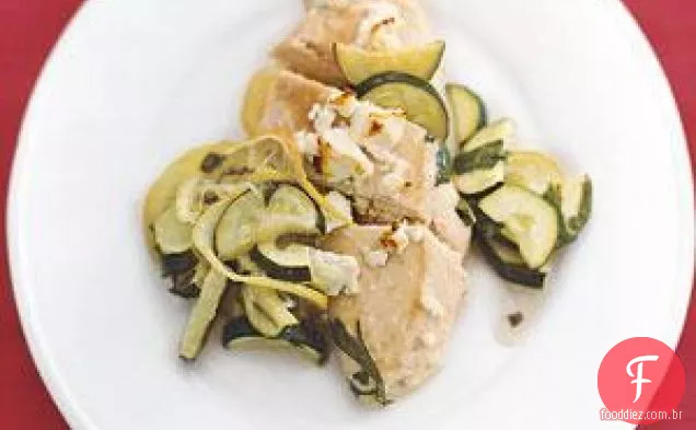 Frango Feta Com Abobrinha
